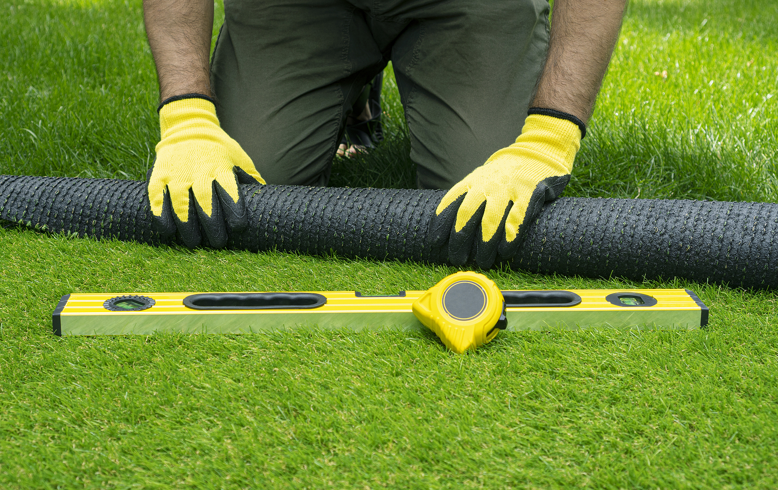 Turf project scene in Pasadena, TX